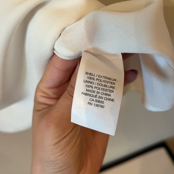 RW&CO White Double Lined Cropped Cami - Picture 4 of 6